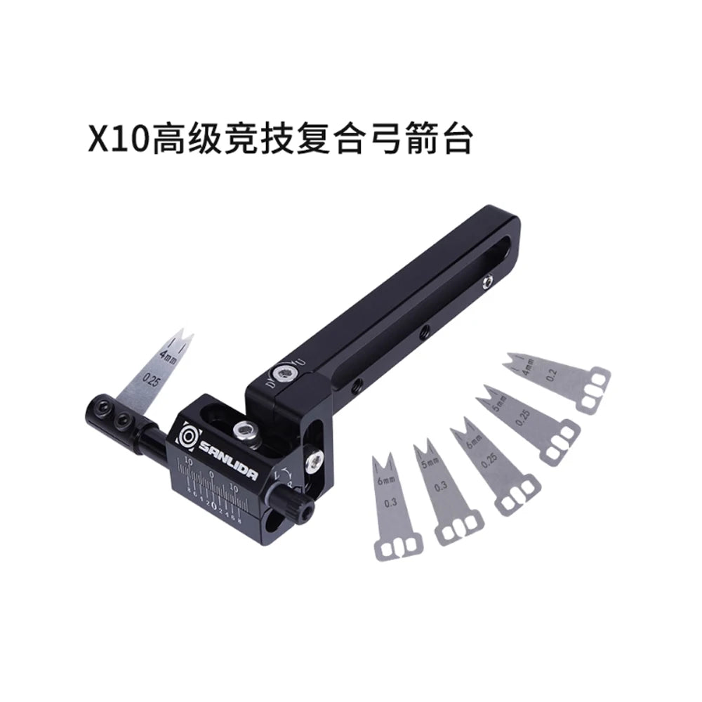 Sanlida X10 Arrow Rest Long CNC Aluminum Target Archery Compound Bow