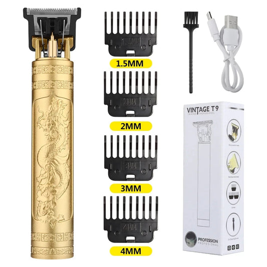 Vintage Cordless Hair Cutting Machine Portable Hair Clipper Electric Hair Trimmer USB Fast Charging Shaver Barber For Hairdresse Peaceful Pleasures Health and Wellness 1pc 600 mh battery