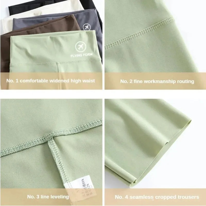 Women's High Waist Shark Shorts – Yoga Running Hip Lift