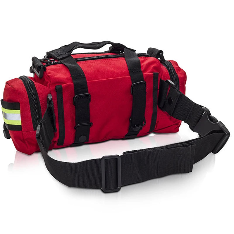 SAFETYMED First Responder Trauma First Aid Fanny Bag – Red