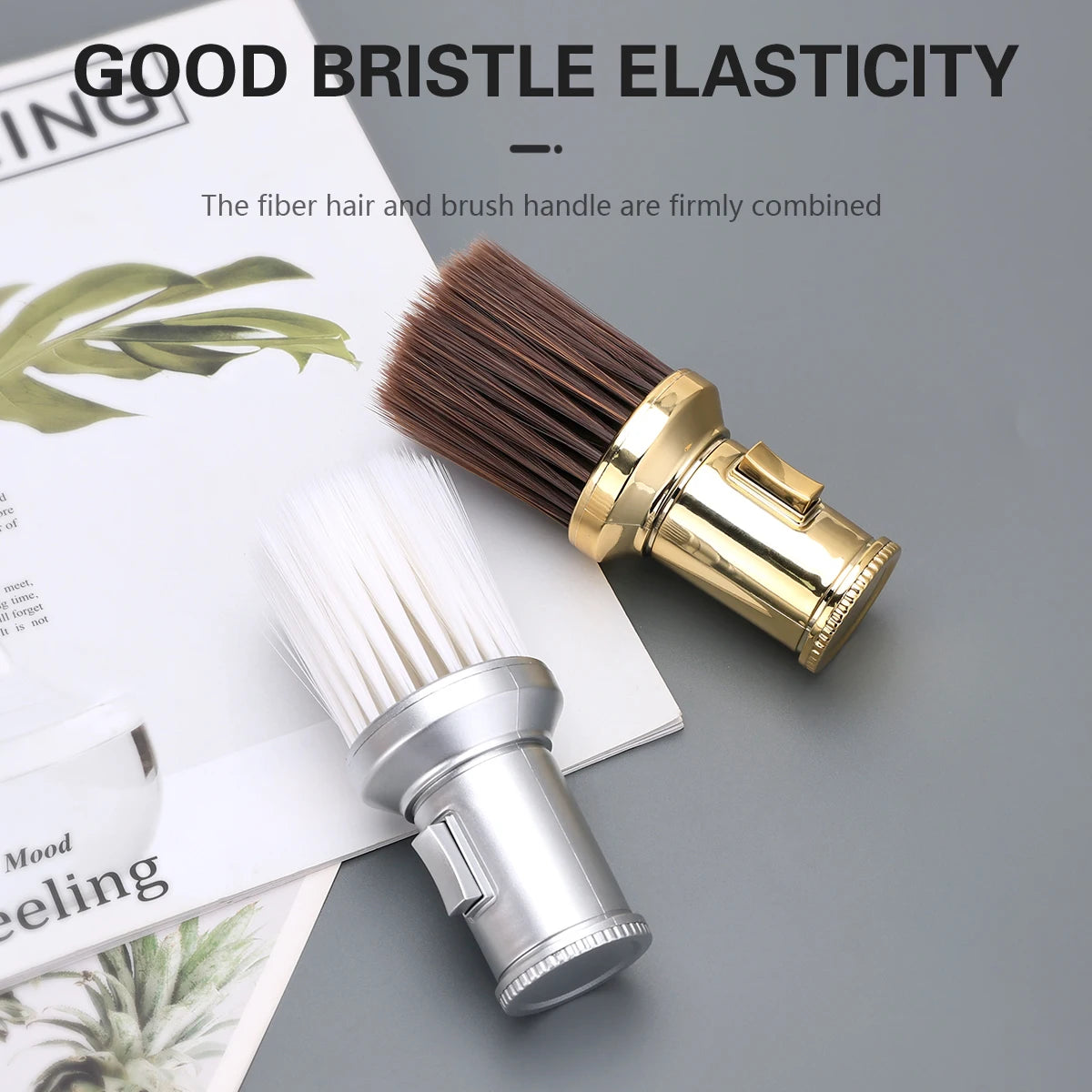 Neck Duster Brush For Barbers Soft Bristle Hair Removal Sweep Ergonomic Handle Salon Cleaning Tool Easy to Clean Barber Supplies Peaceful Pleasures Health and Wellness