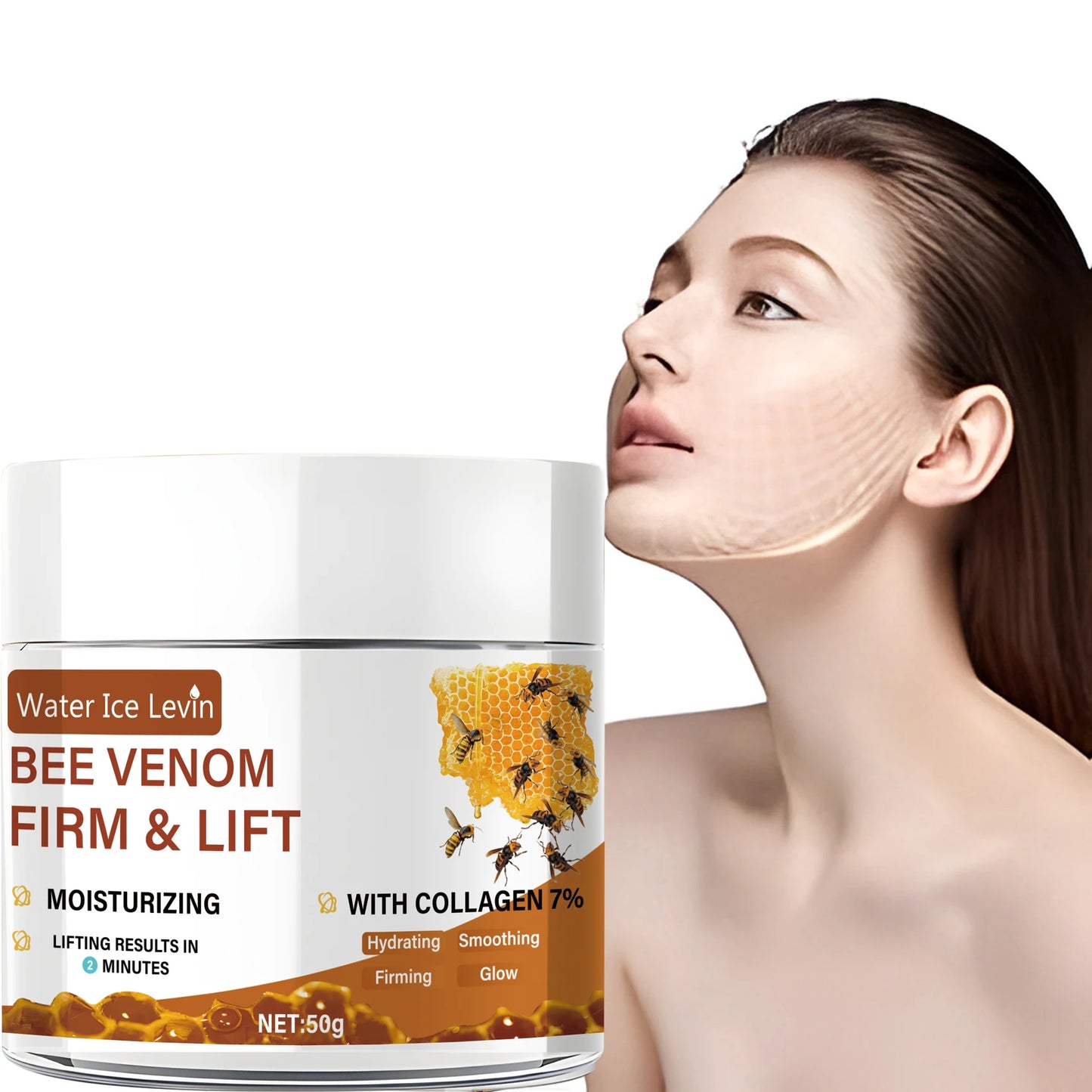 Bee Venom Lifting Face & Neck Cream 50g | Retinol & Collagen