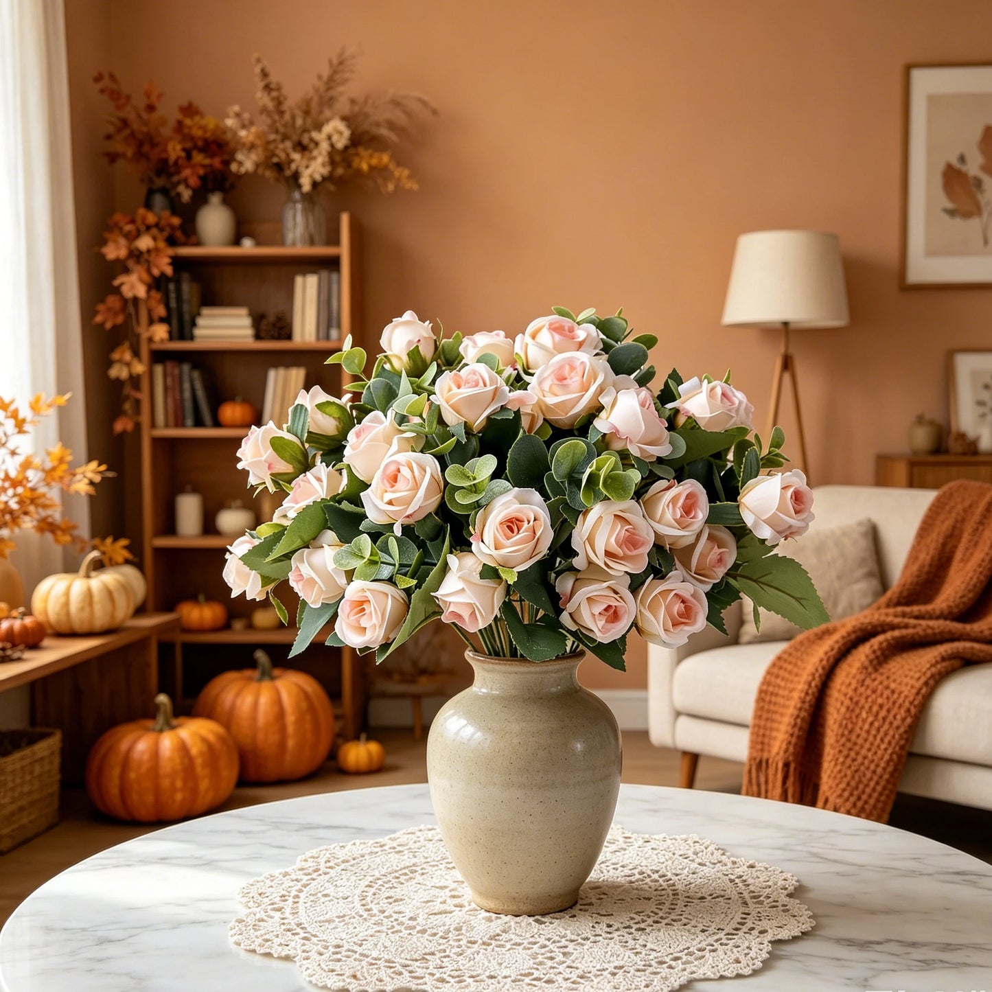 Artificial Silk Rose Bouquet – Wedding & Home Décor