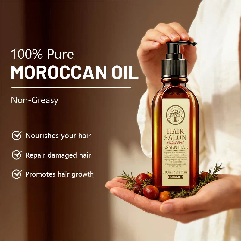 LGRAMER Moroccan Fruit Hair Oil – Strengthen & Nourish 100ml