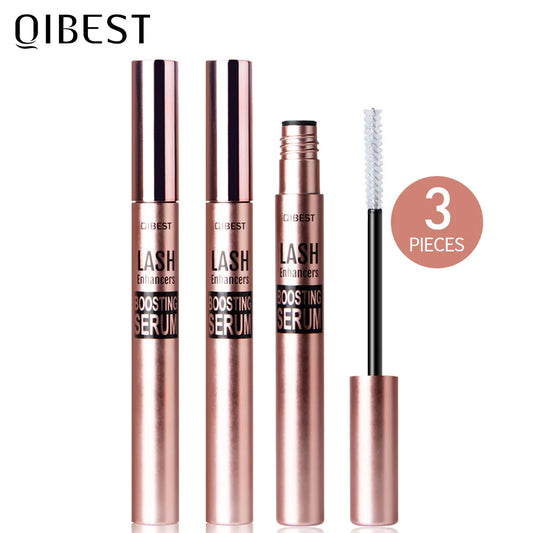 QIBEST 3-Pack Eyelash & Eyebrow Growth Serum | Fuller Lashes Lash Growth Serum Oasis Select 3PCS Eyelash Serum