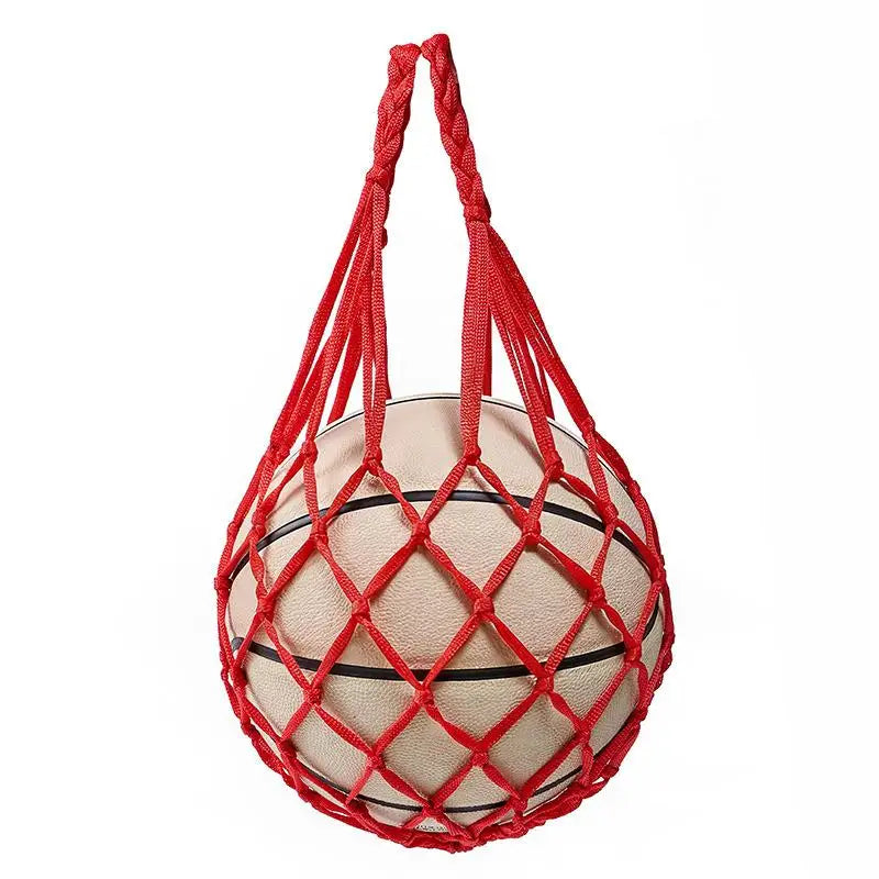 Nylon Mesh Ball Net Bag – Soccer, Basketball & Volleyball