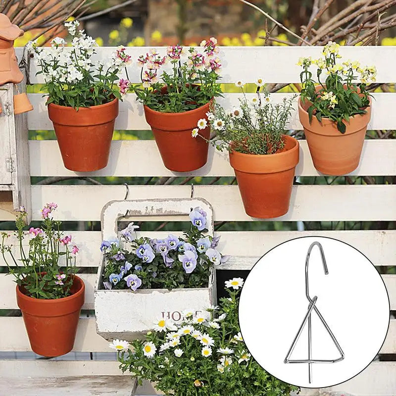 Plant Hanger Home Garden Planter Basket Hooks For Indoor Macrame Flower Pots Hanging Holder Outdoor Balcony Decoration Hook Peaceful Pleasures Health and Wellness