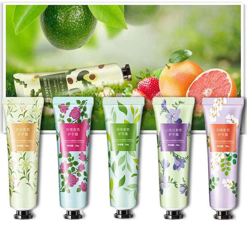 10-Piece Fruity Floral Hand Cream Set – Moisturizing & Nourishing