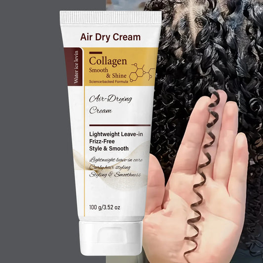 Collagen Leave-In Hair Cream | Air Dry Frizz-Free & Shiny Leave-In Hair Cream Oasis Select