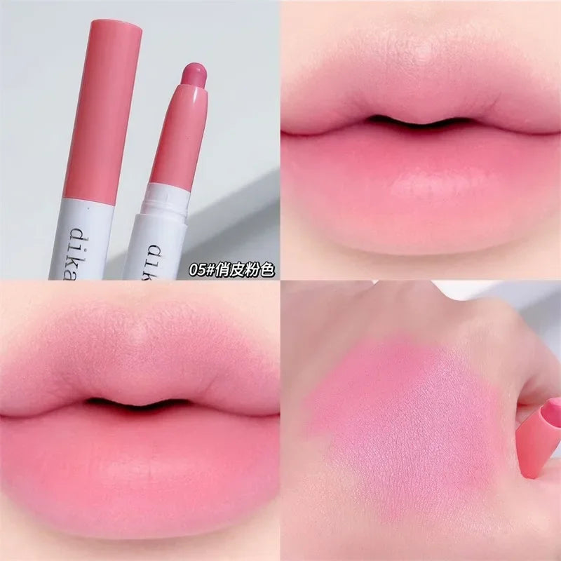 Waterproof Matte Lip Liner Pencil – Nude & Coral Pink, Long-Lasting