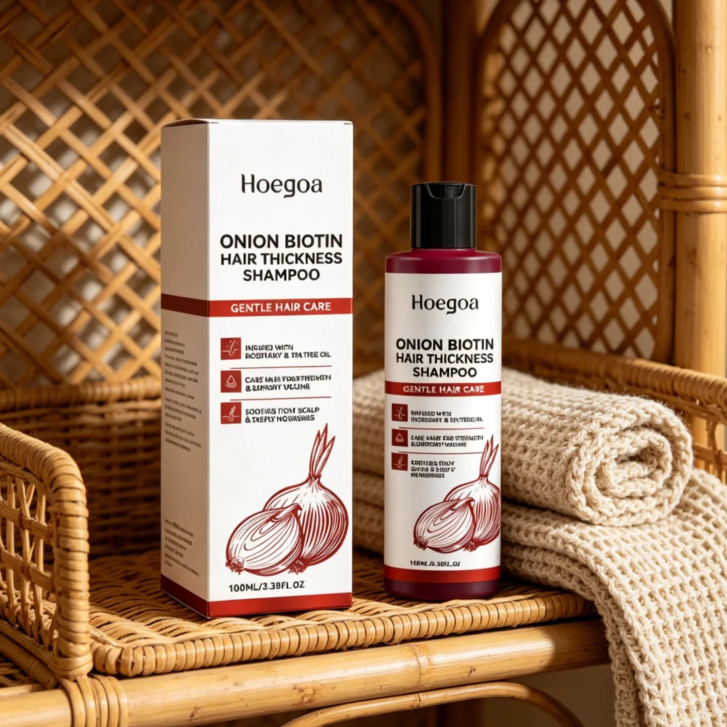 Hoegoa Onion Biotin Shampoo – Scalp Soothing & Nourishing