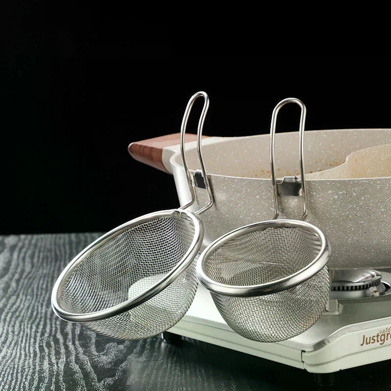 304 Stainless Steel Hot Pot Strainer with Hook | Lo Mein Skimmer Kitchen Strainer Peaceful Pleasures Health and Wellness