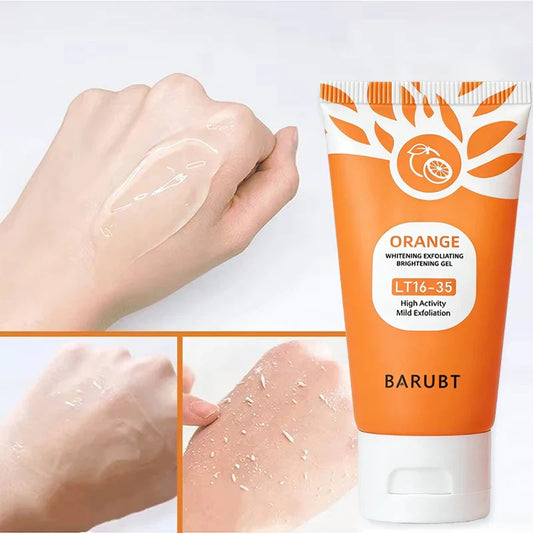 BARUBT Orange Exfoliating Scrub Gel – Face & Body 50g Exfoliating Scrub Gel Oasis Select