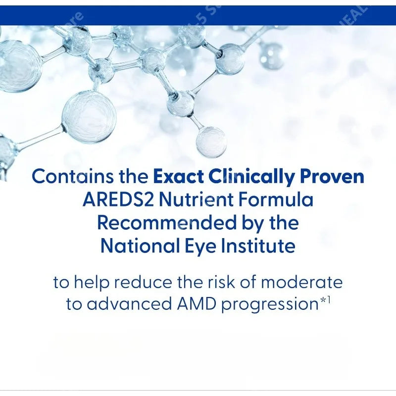 AREDS 2 Eye Vitamins Lutein Zeaxanthin C E Zinc | 120 Softgels