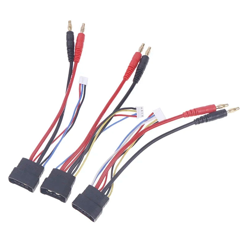 TRX ID Male Charger Lead 2S 3S 4S LiPo to 4mm Banana Plug Cable