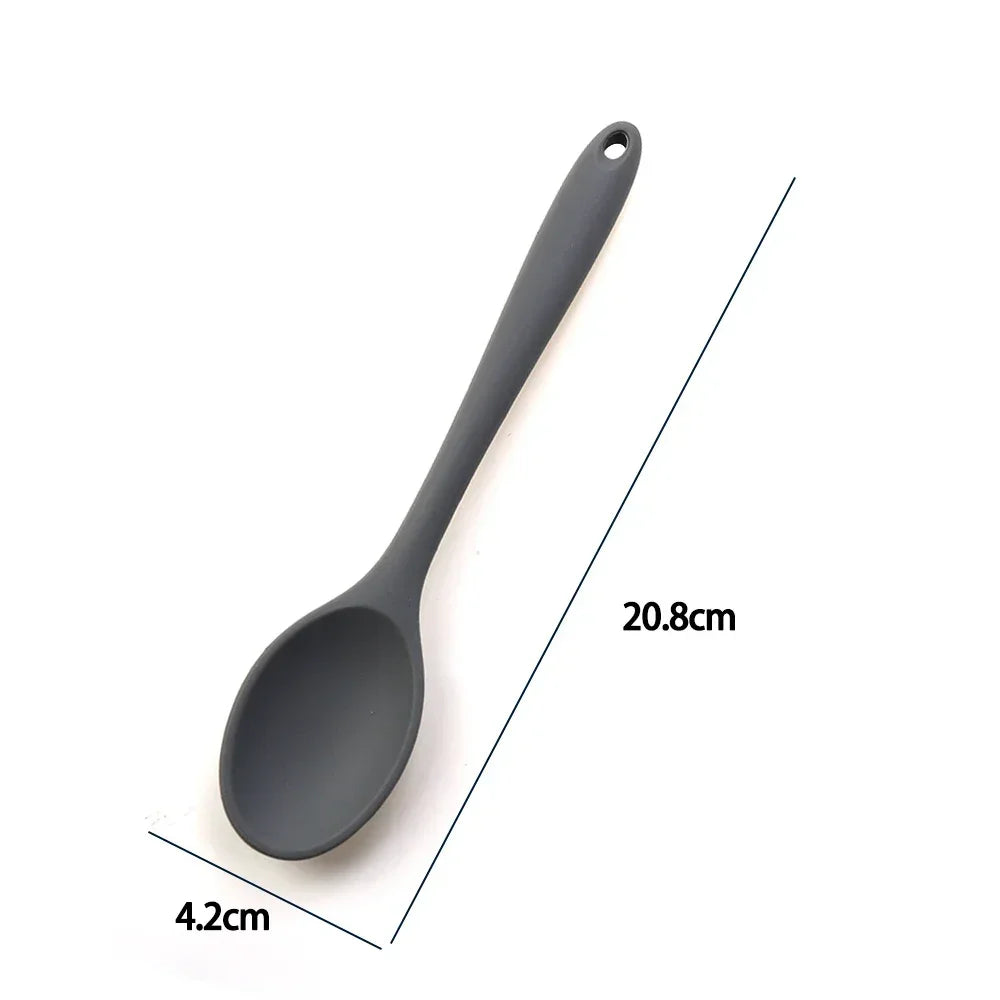 Silicone Soup Spoon – Nonstick-Safe Kitchen Mixing Ladle