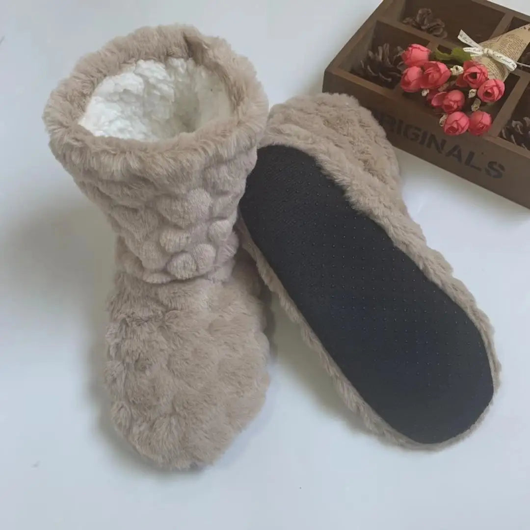 Women's Winter Fur Slippers | Non-Slip Thickened Indoor Socks