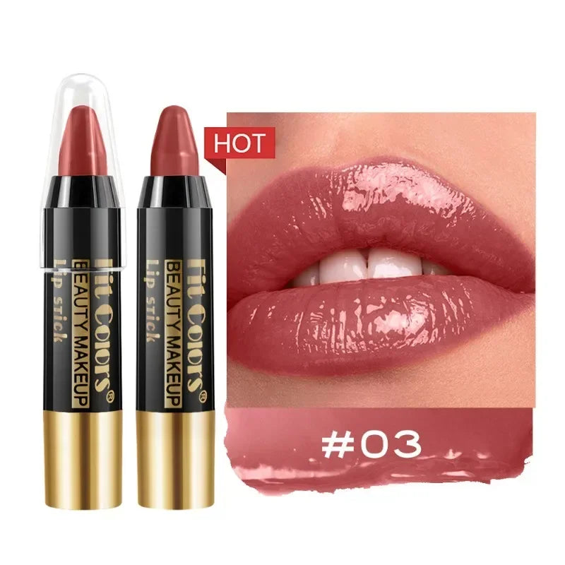 Moisturizing Crayon Lipstick – Velvet Matte & Waterproof