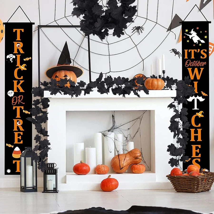 Artificial Leaf Vine Garland | Wedding, Halloween & Home Décor