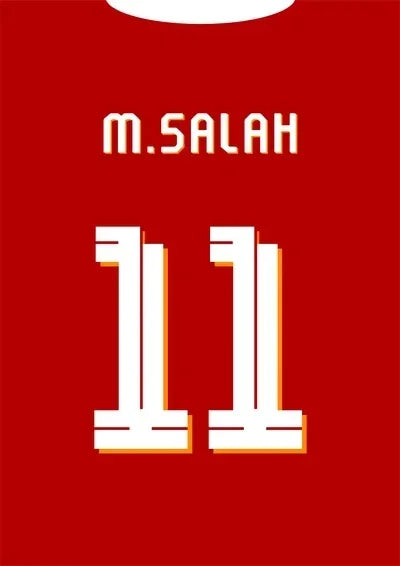 Football Legend Jersey Canvas Poster | Sports Star Wall Art
