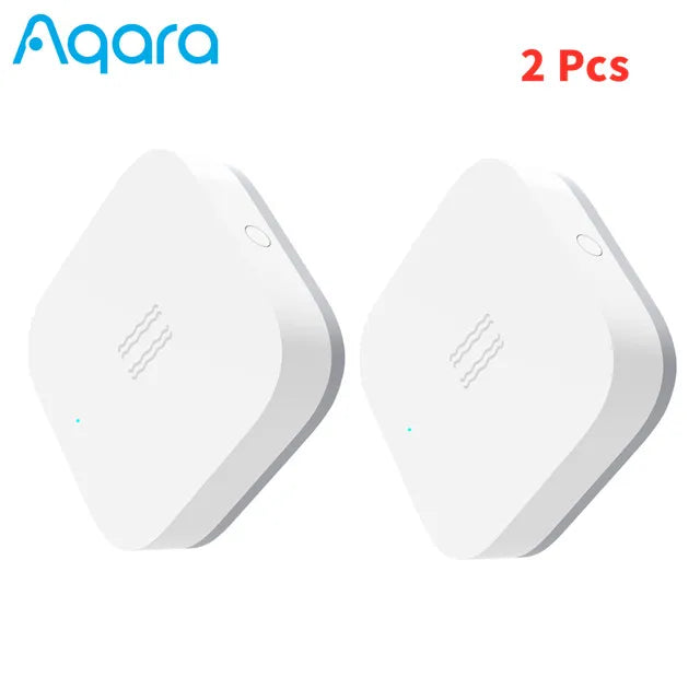 Aqara Smart Vibration Sensor Zigbee Motion Shock Sensor Detection Alarm Monitor Built-in Gyro For Home Safety Mi Home App Peaceful Pleasures Health and Wellness 2pcs Vibration China Mainland