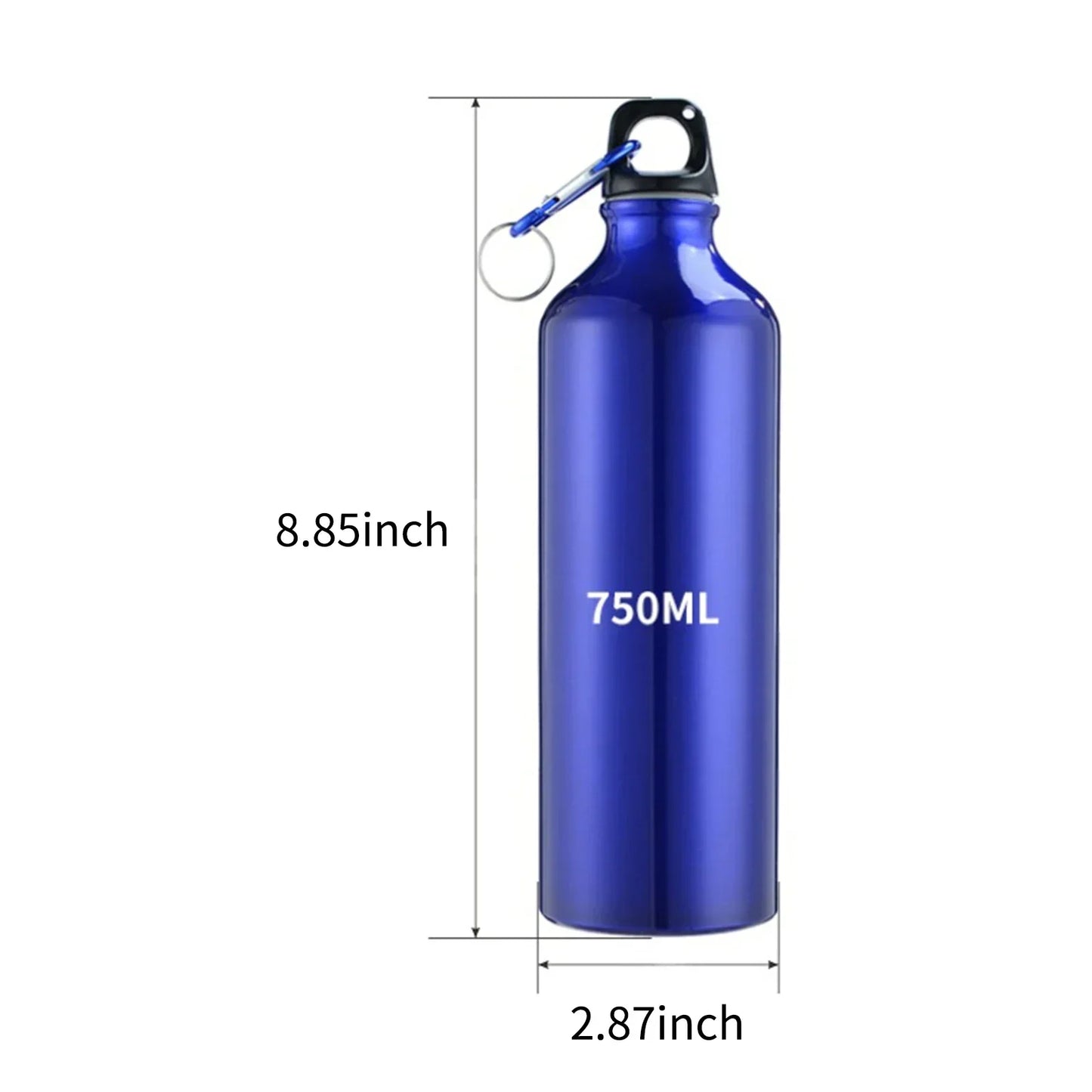 Aluminum Sports Water Bottle 500ml/750ml – BPA-Free Leakproof