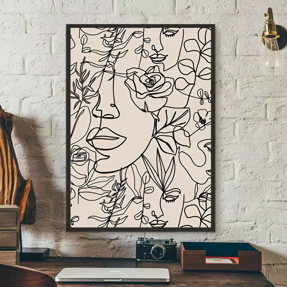 Abstract Bohemian Wall Art Poster | Waterproof PVC Home Decor Wall Art Poster Peaceful Pleasures Health and Wellness