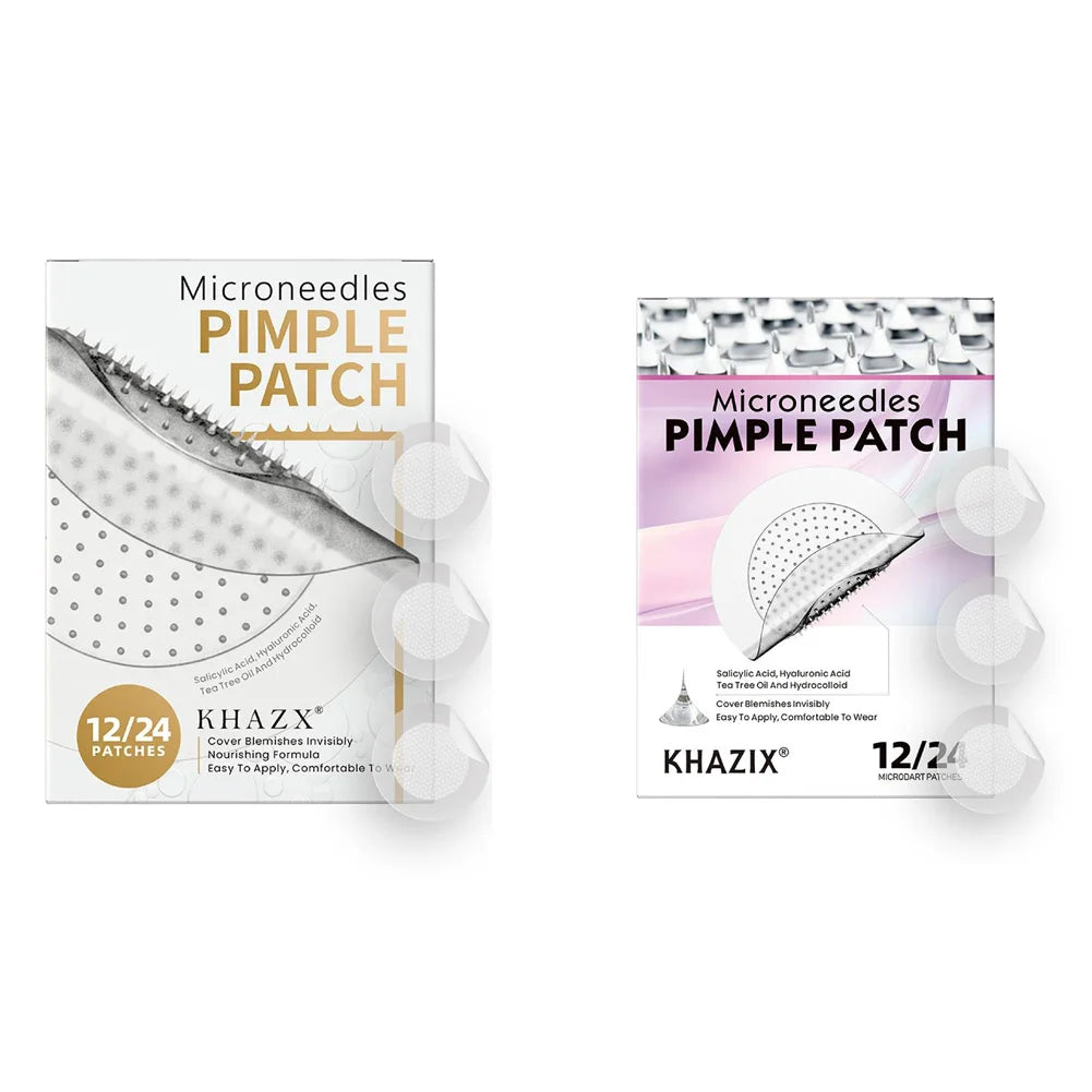 12/24pcs Acne Microneedle Patches For Overnight Use,Hydrocolloid Technology Dissolves Blemishes, Invisible Skin Care 0.2mm Peaceful Pleasures Health and Wellness