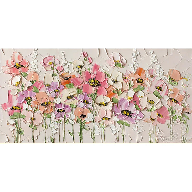 Floral Art Canvas Painting, Suitable for Bedroom & Living Room Peaceful Pleasures Health and Wellness 9930145 30x40cm Unframed