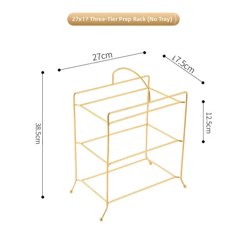 304 Stainless Steel Rectangular Barbecue Rack Portable Design