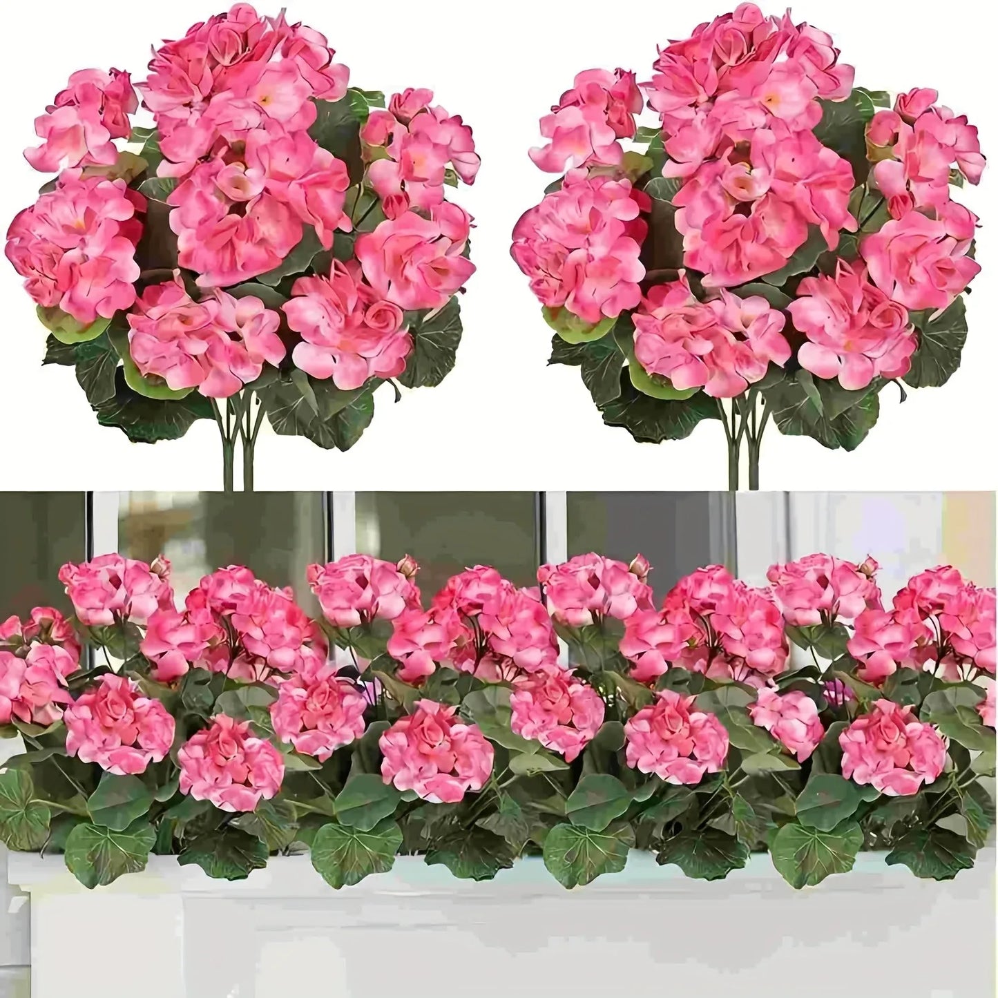 Silk Begonia Artificial Flowers UV-Resistant – Wedding & Garden