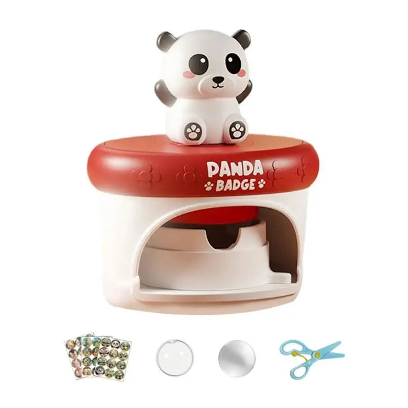 Kids Badge Maker Kit | Creative Art Craft Badge Press Machine