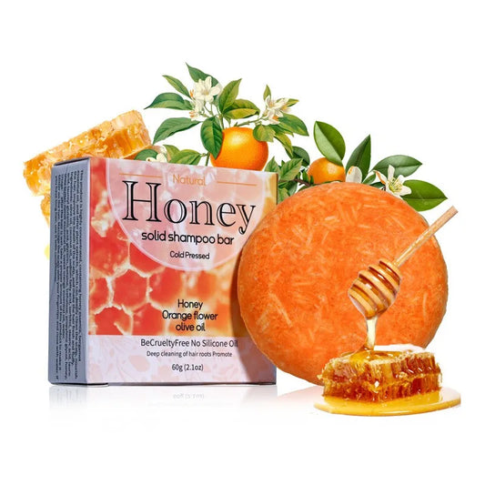 Natural Honey Essence Shampoo Bar – Dry Hair & Scalp Care Shampoo Bar Oasis Select 60g