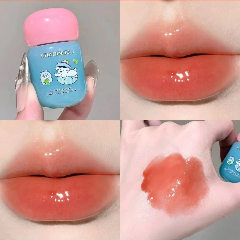 Mirror Jelly Lip Gloss – Hydrating Glass-Shine Lip Glaze | 6 Colors