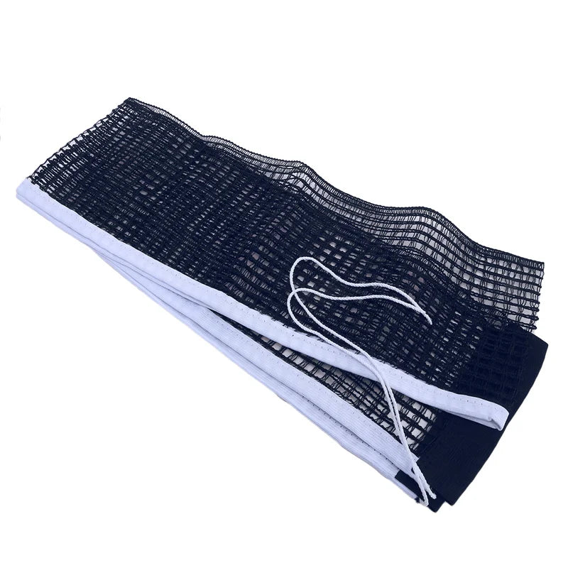 Polyester Cotton Ping Pong Table Tennis Net Polyethylene Portable Net Frame Standard Ping Pong Table Tennis Net Sport Peaceful Pleasures Health and Wellness blue
