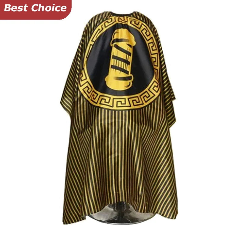 Retro Anti-static Haircut Cloth Adjustable Waterproof Hairdresser Coats Barber Comfortable Breathable Hairdressing Supplies Peaceful Pleasures Health and Wellness WB-07