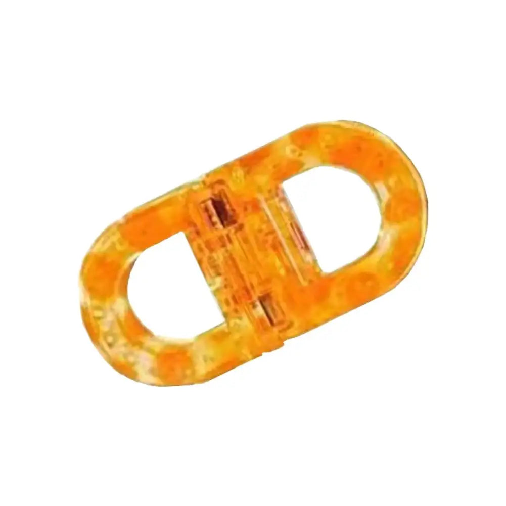 High-end Magnetic Hair Roots Small Grab Hairpins Magnetic Suction Broken Hair Bangs Clip Exquisite Leopard Pattern Girl Hairpin Peaceful Pleasures Health and Wellness orange