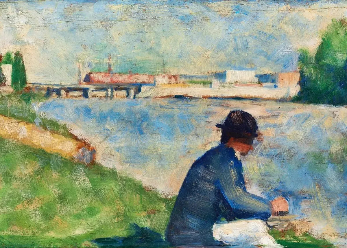 Georges Seurat Sunday Afternoon Canvas Print | Wall Art Décor Canvas Art Print Peaceful Pleasures Health and Wellness 8 30x40cm Unframed