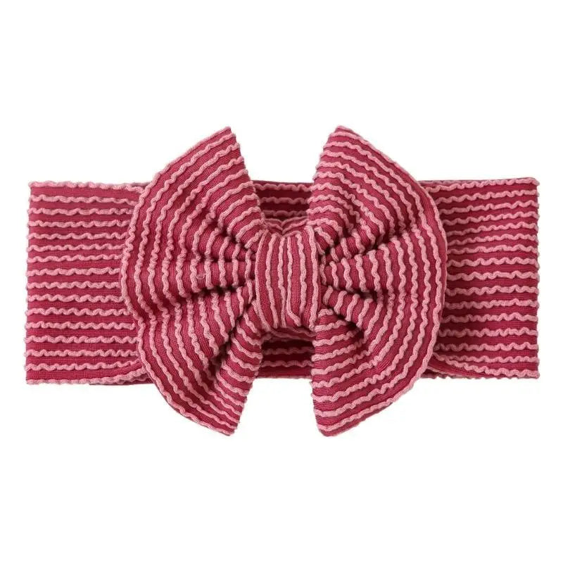 Soft Nylon Baby Bow Headbands – Newborn to Toddler Girls