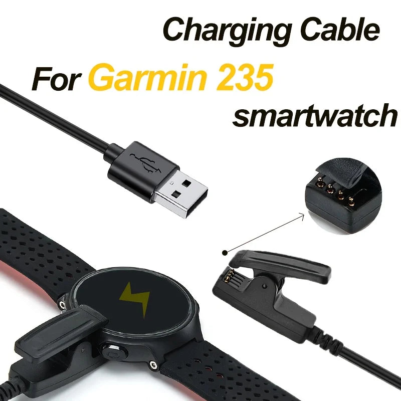 Garmin Forerunner USB Charging Cable 100CM Clip Cradle