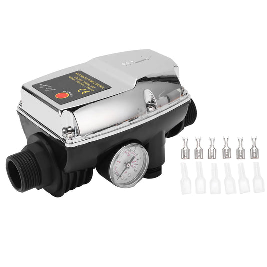 Water Pump Controller Silver Waterproof ABS Housing Intelligent Peaceful Pleasures Health and Wellness