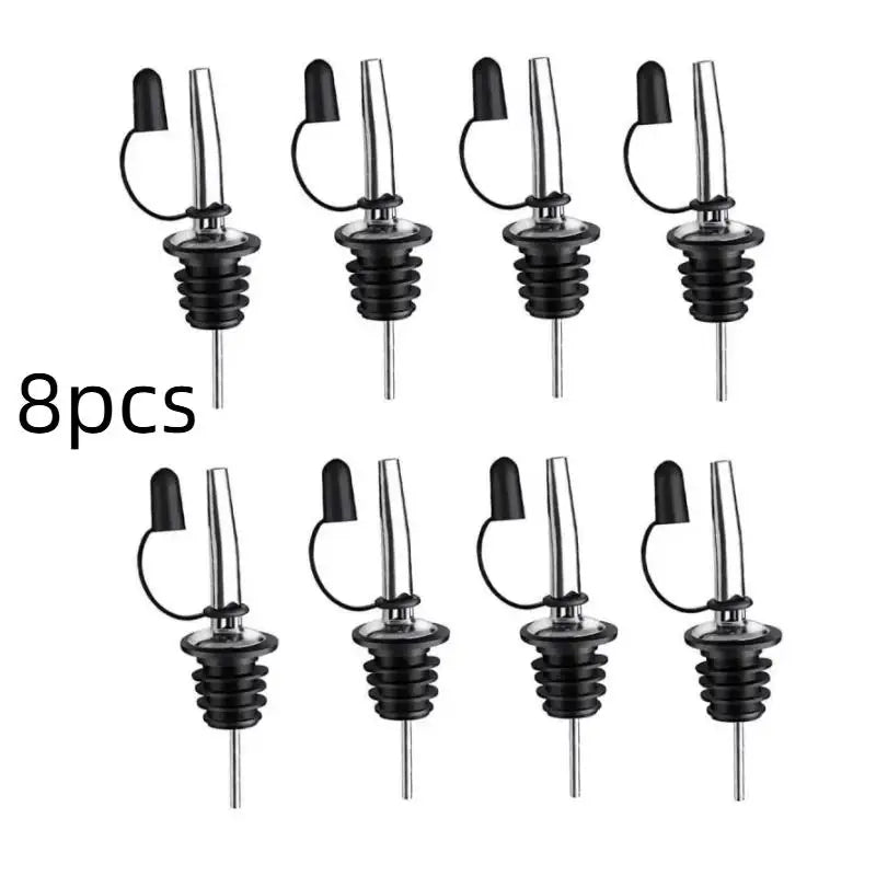 Leak-Proof Wine Bottle Stopper, Pourer & Dispenser Nozzle