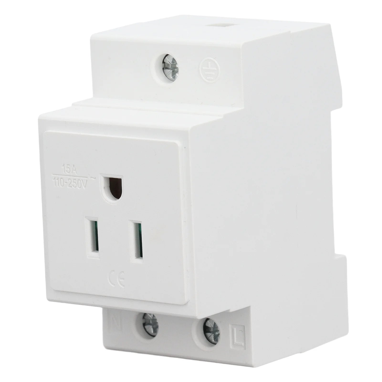 DIN Rail Socket Built in Protective Contact Contact Outlet for Distribution Panel DIN Rail Socket AC Socket Peaceful Pleasures Health and Wellness