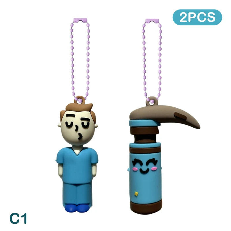 Ampoule Bottle Opener Keychain | Rubber Vial Breaker Tool