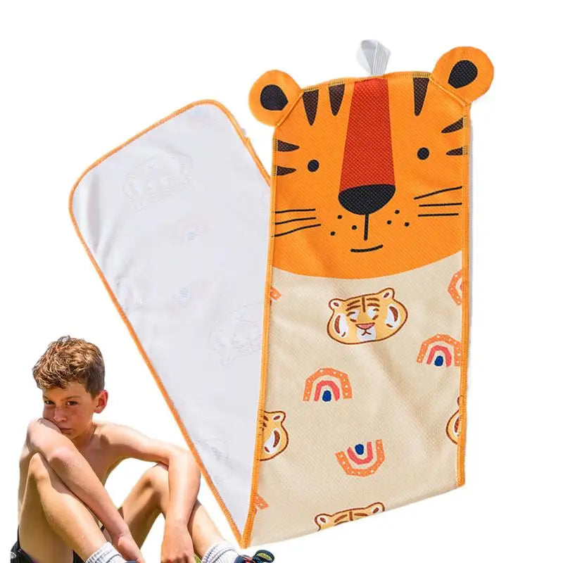 Kids Cartoon Cooling Towel | Boys & Girls Sports Towel