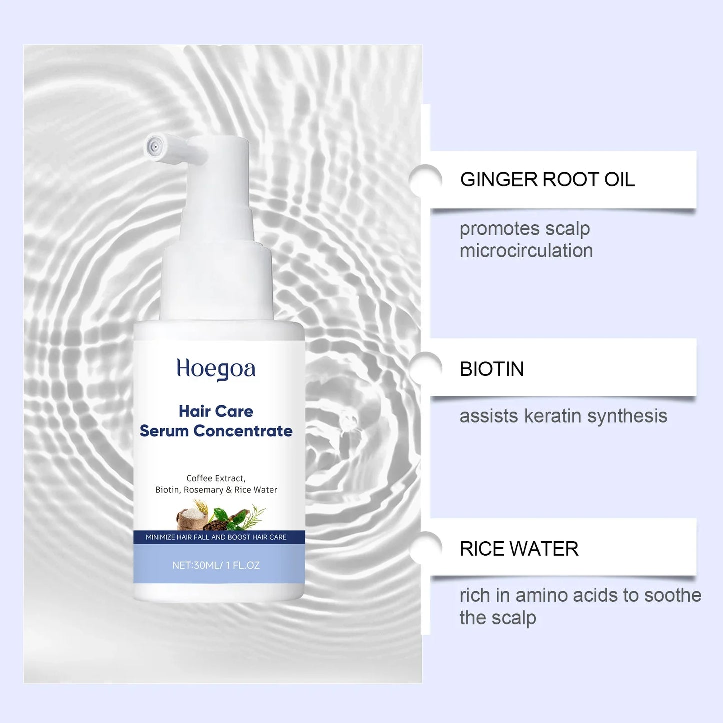 HOEGOA Nourishing Hair Serum – Scalp & Root Moisturizing Spray