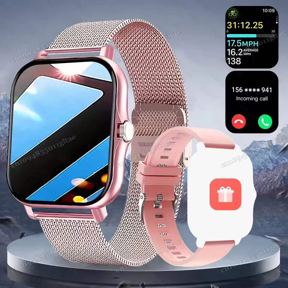 2026 New Bluetooth Call Smart Watch Information Push Men Women Health Monitoring Watch Pedometer IP68 Smartwatch For Android IOS Peaceful Pleasures Health and Wellness Pk20Milan
