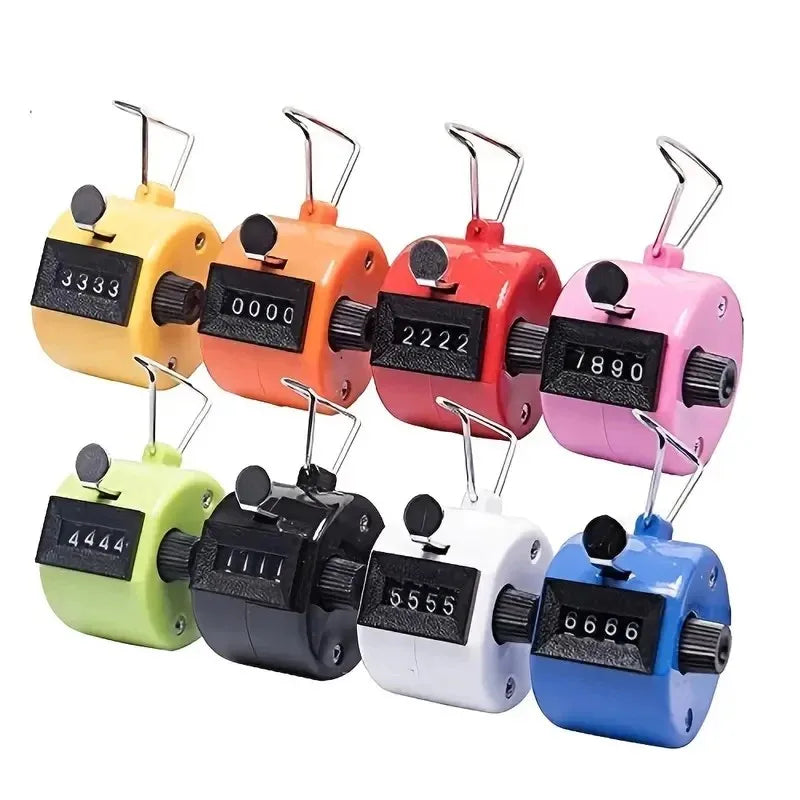 Manual Recording Mechanical Counter Four Digit Traffic Warehouse Points Cargo Readings Digital Counting Peaceful Pleasures Health and Wellness
