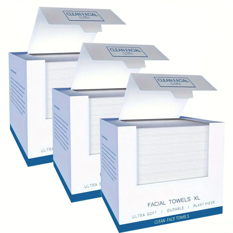 CLOUDROL Disposable Face Towels 40pk – Thick 26x30cm Wipes