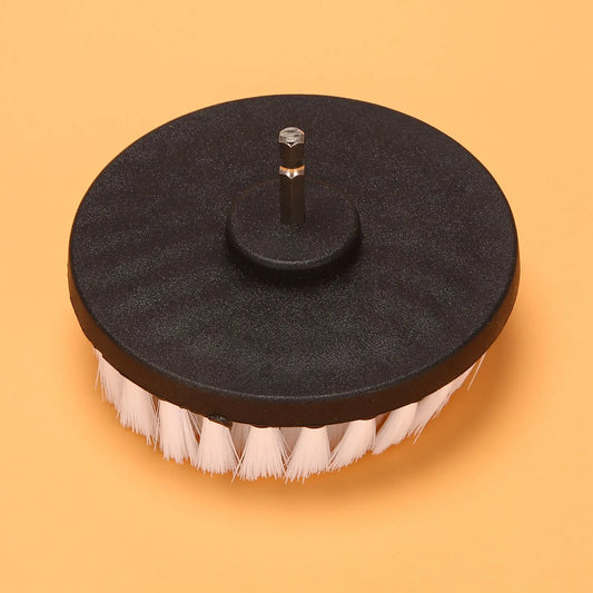A36T-Plasstic Soft Drill Brush Attachment For Cleaning Carpet Leather And Upholstery Sofa Wooden Furniture Peaceful Pleasures Health and Wellness white